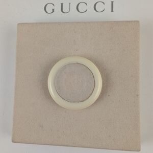GUCCI BEZEL FOR 1100/1200 WATCH/GOOD CONDITION/WHITE/BEZEL ONLY